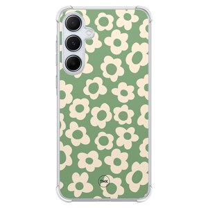 Casevibes Samsung Galaxy A55 shockproof hoesje - Retro cute flowers