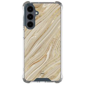 Casevibes Samsung Galaxy A16 shockproof hoesje - Golden marble