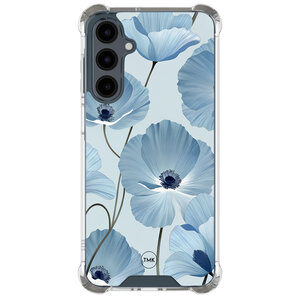 Casevibes Samsung Galaxy A16 shockproof hoesje - Blauw bloemenveld