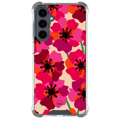 TMK Samsung Galaxy A16 shockproof hoesje - Pink floral bliss