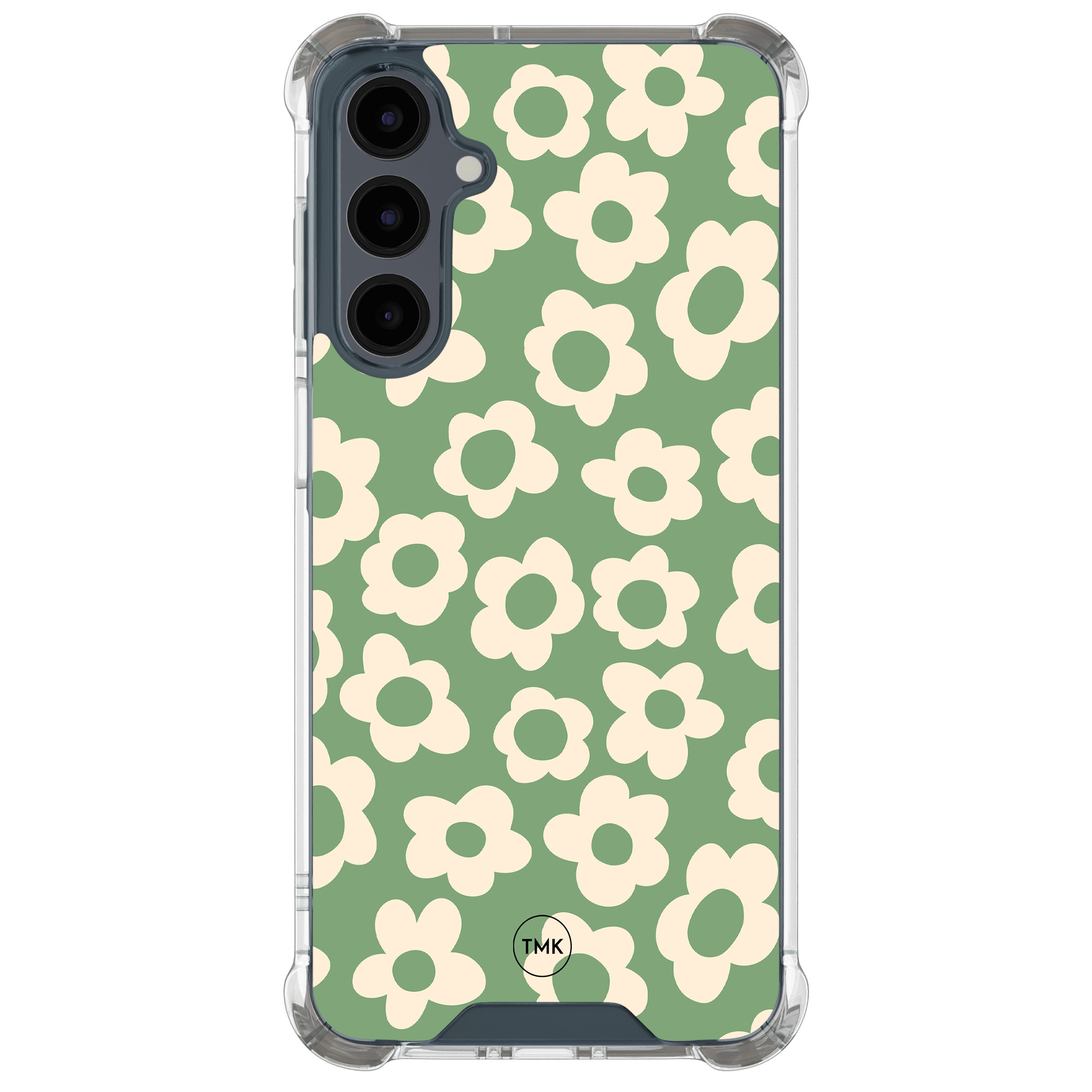 TMK Samsung Galaxy A16 shockproof hoesje - Retro cute flowers