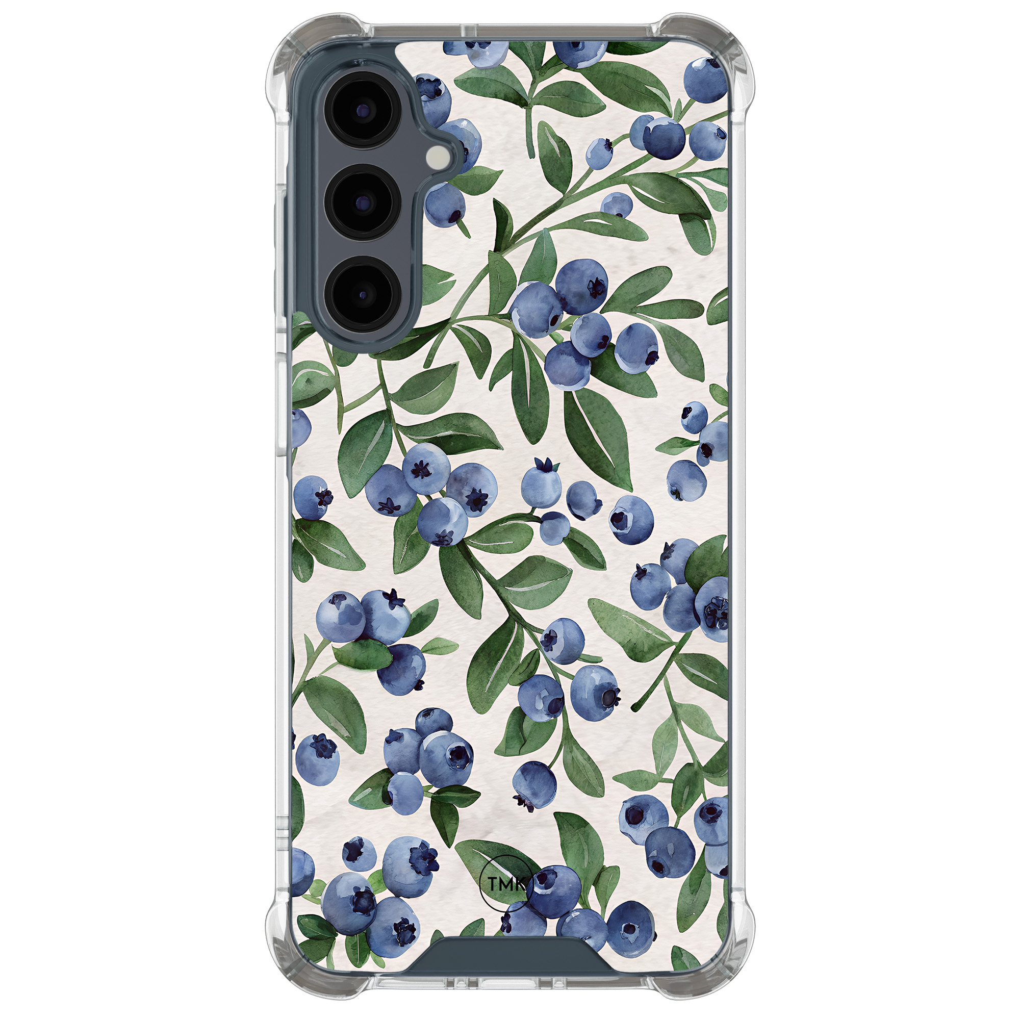 TMK Samsung Galaxy A16 shockproof hoesje - Blueberries
