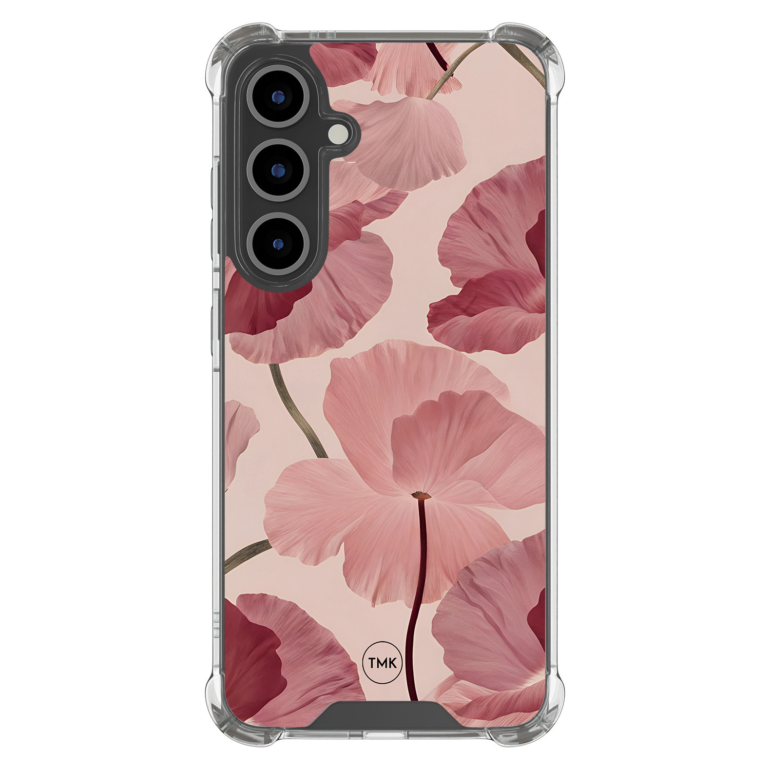 TMK Samsung Galaxy S25 FE shockproof hoesje - Vintage blossom