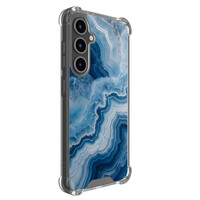 TMK Samsung Galaxy S25 FE shockproof hoesje - Skystone marble