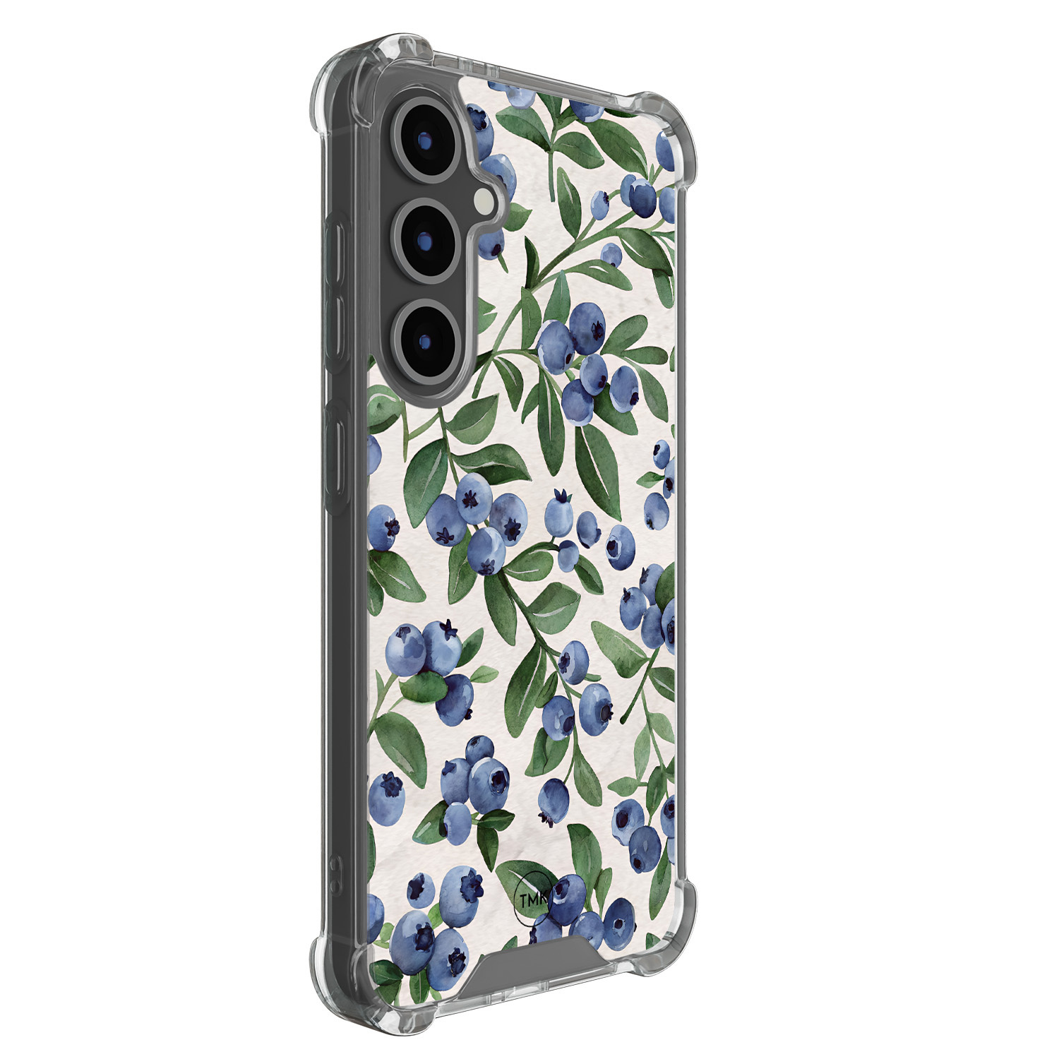 TMK Samsung Galaxy S25 FE shockproof hoesje - Blueberries