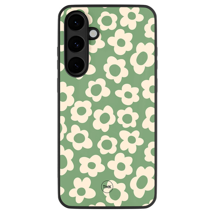 Casevibes Samsung Galaxy S25 FE backcover hoesje - Retro cute flowers