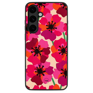 Casevibes Samsung Galaxy S25 FE backcover hoesje - Pink floral bliss