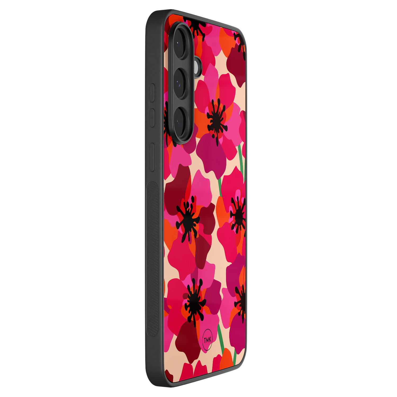 TMK Samsung Galaxy S25 FE backcover hoesje - Pink floral bliss