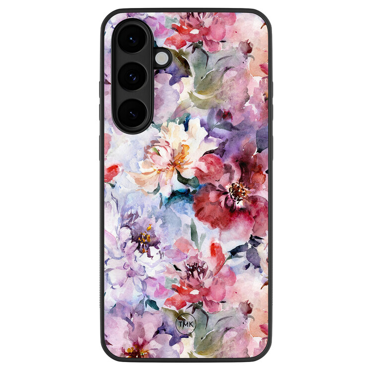 TMK Samsung Galaxy S25 FE backcover hoesje - Bloemen acryl