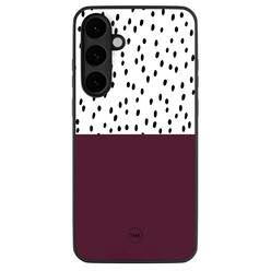 TMK Samsung Galaxy S25 FE backcover hoesje - Burgundy dots