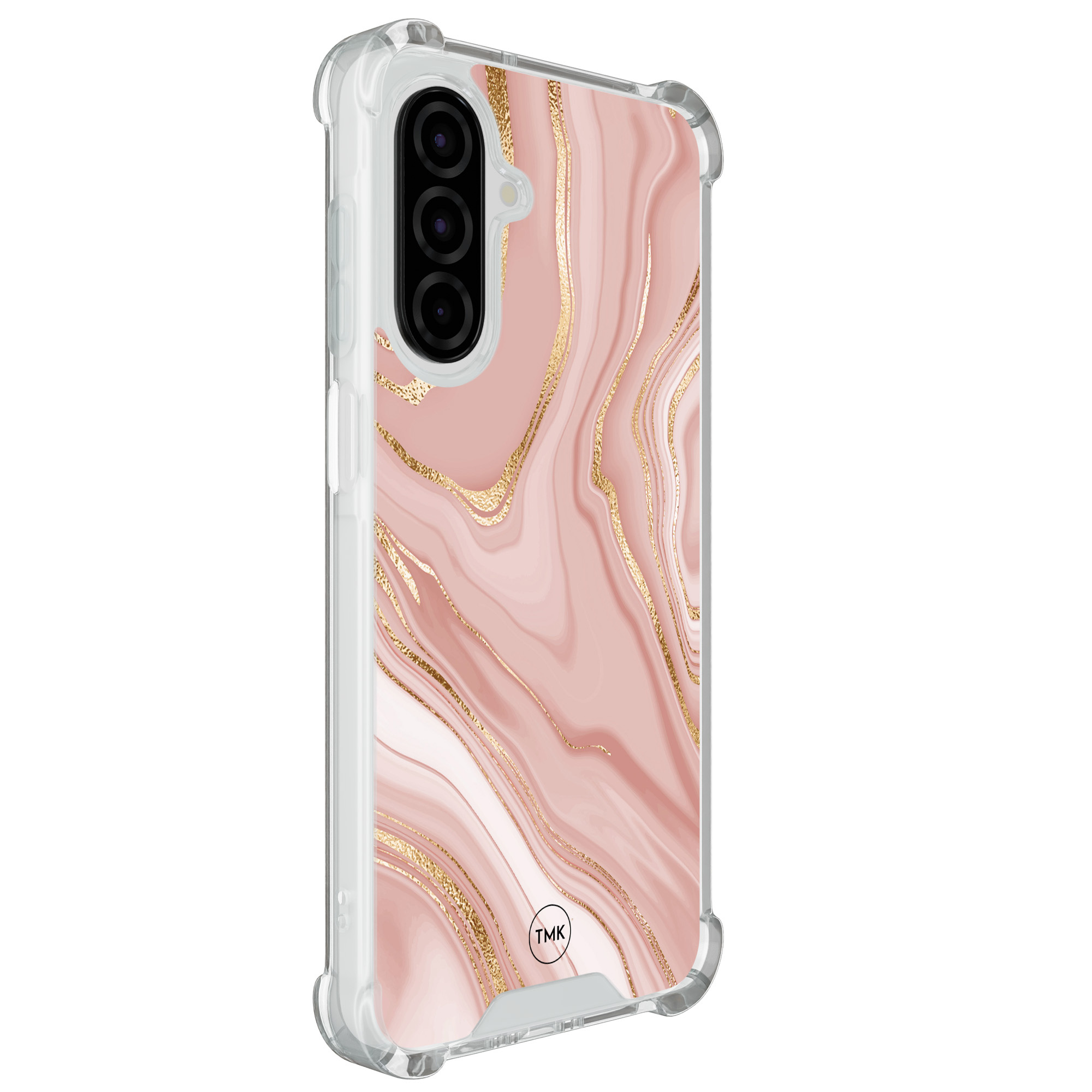 TMK Samsung Galaxy A26 shockproof hoesje - Rose marble