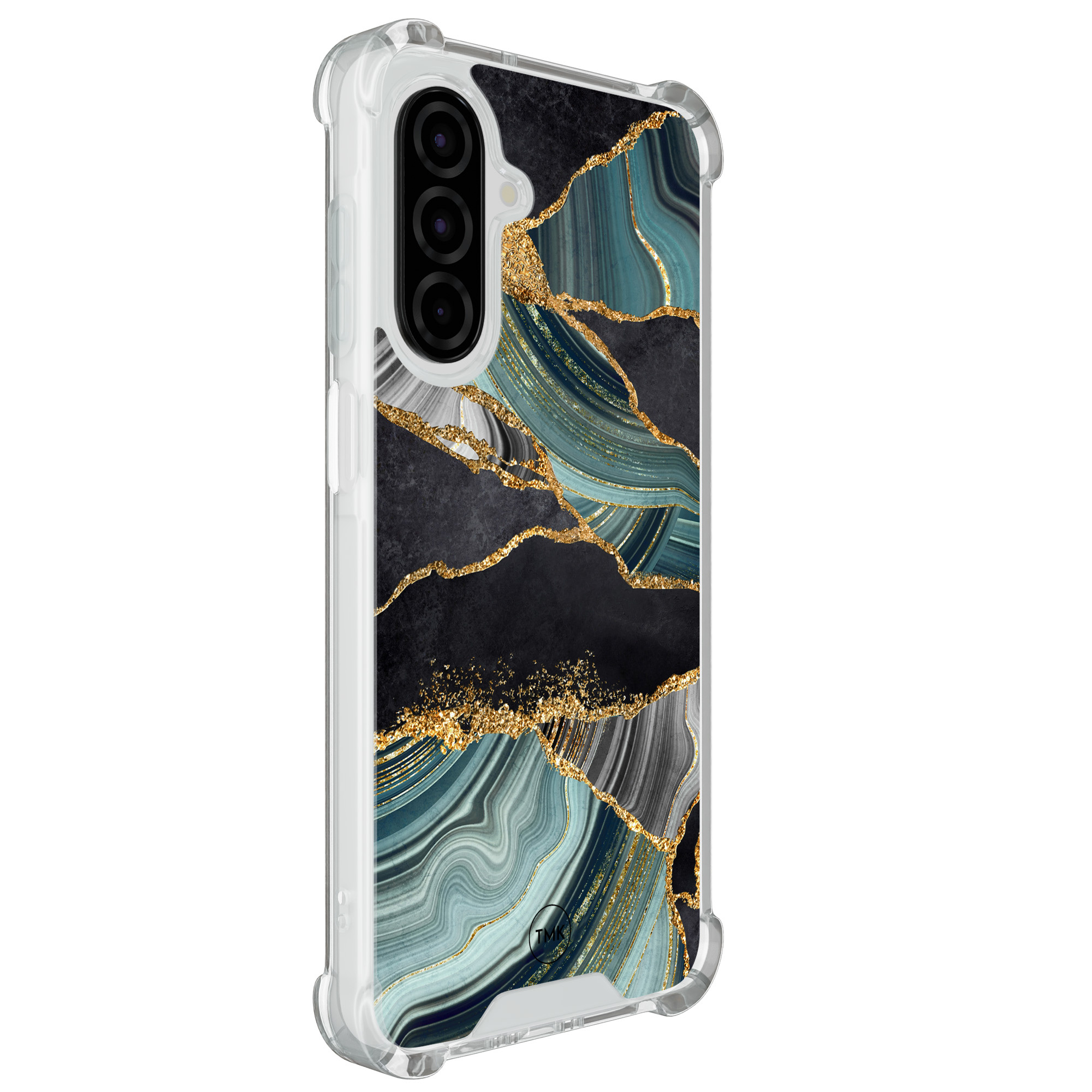 TMK Samsung Galaxy A26 shockproof hoesje - Marble jade stone