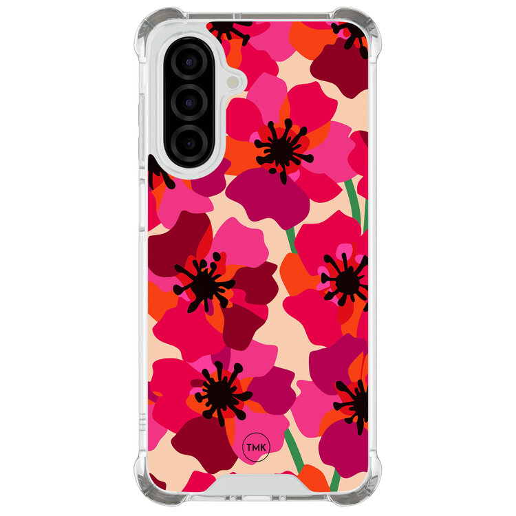 TMK Samsung Galaxy A26 shockproof hoesje - Pink floral bliss