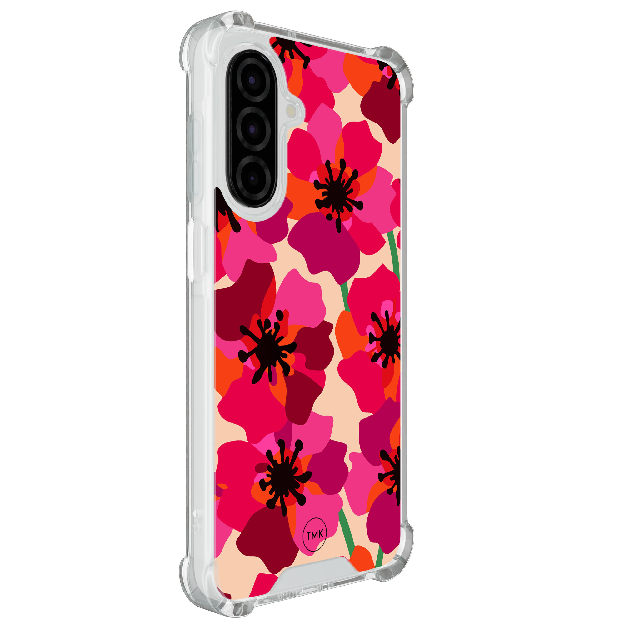 TMK Samsung Galaxy A26 shockproof hoesje - Pink floral bliss
