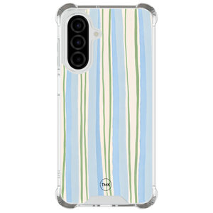 Casevibes Samsung Galaxy A26 shockproof hoesje - Pastelblauwe strepen