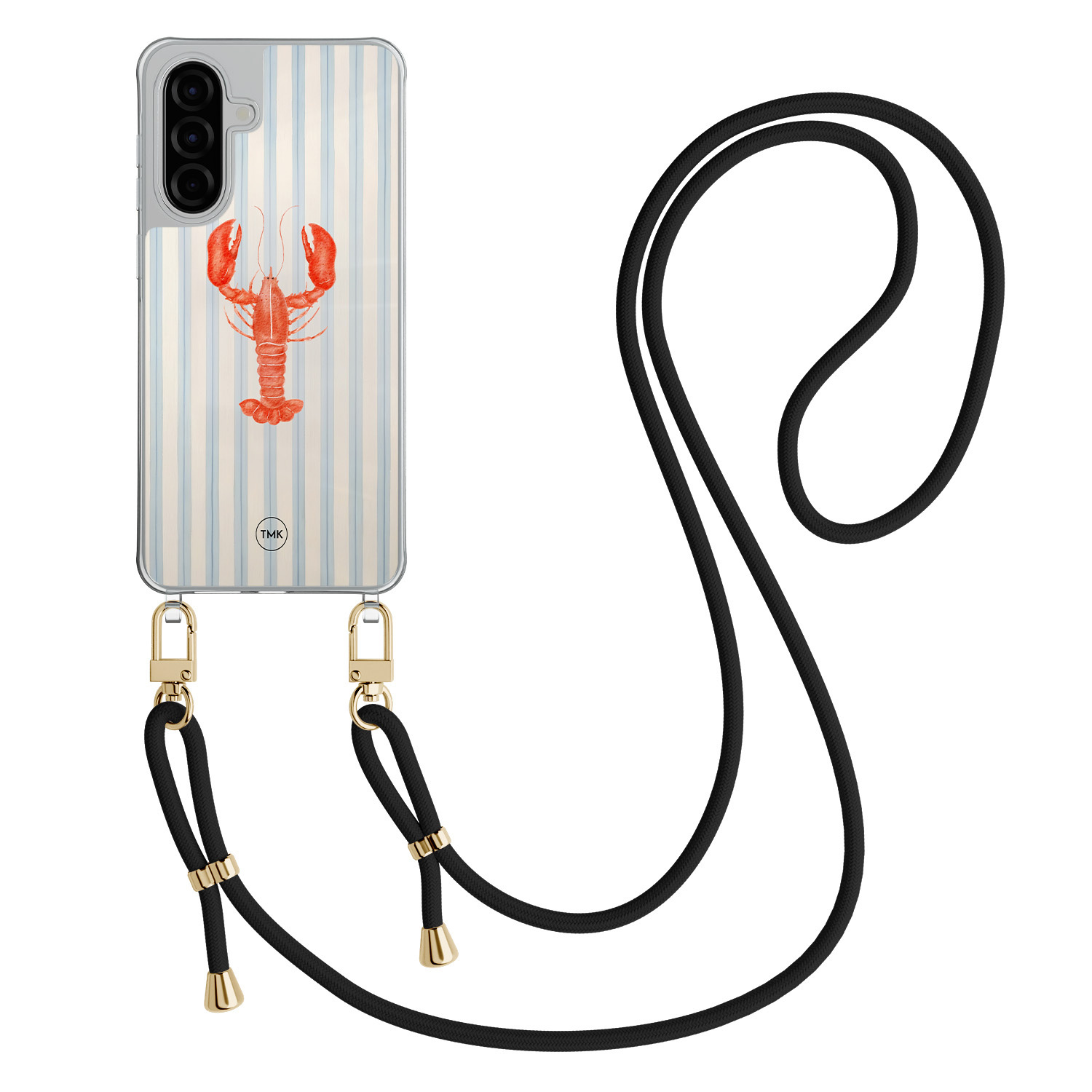 TMK Samsung Galaxy A36 hoesje met zwart koord - Kreeft