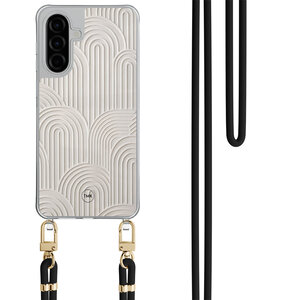 Casevibes Samsung Galaxy A36 hoesje met zwart koord - Sand curves