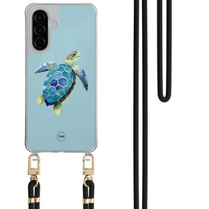 Casevibes Samsung Galaxy A26 hoesje met zwart koord - Schildpad
