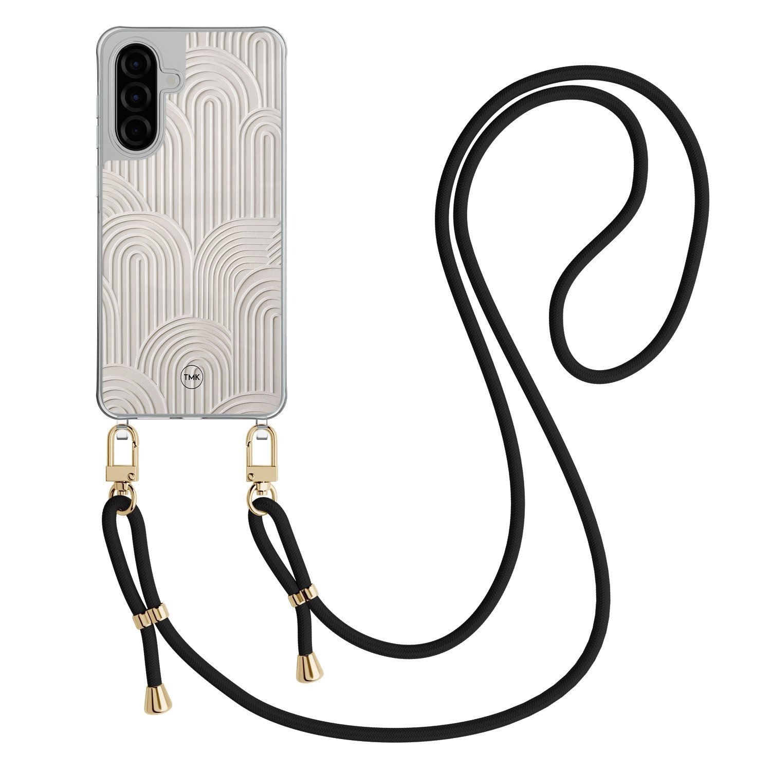 TMK Samsung Galaxy A26 hoesje met zwart koord - Sand curves