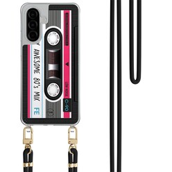 TMK Samsung Galaxy A26 hoesje met zwart koord - Cassette