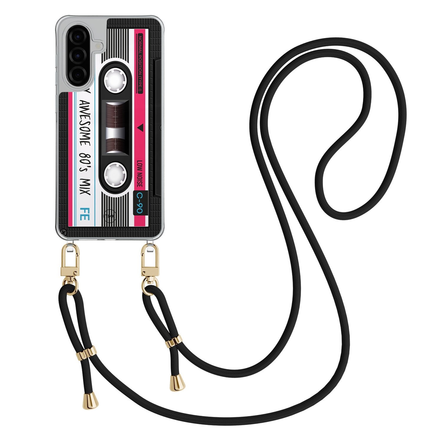 TMK Samsung Galaxy A26 hoesje met zwart koord - Cassette