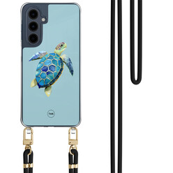 TMK Samsung Galaxy A16 hoesje met zwart koord - Schildpad