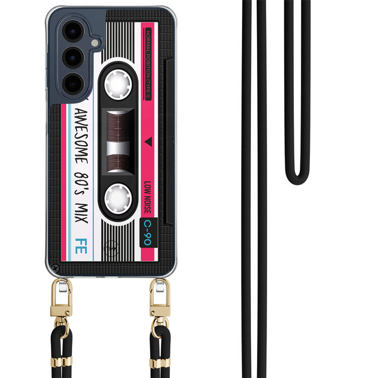 TMK Samsung Galaxy A16 hoesje met zwart koord - Cassette