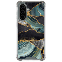 TMK Samsung Galaxy A36 shockproof hoesje - Marble jade stone