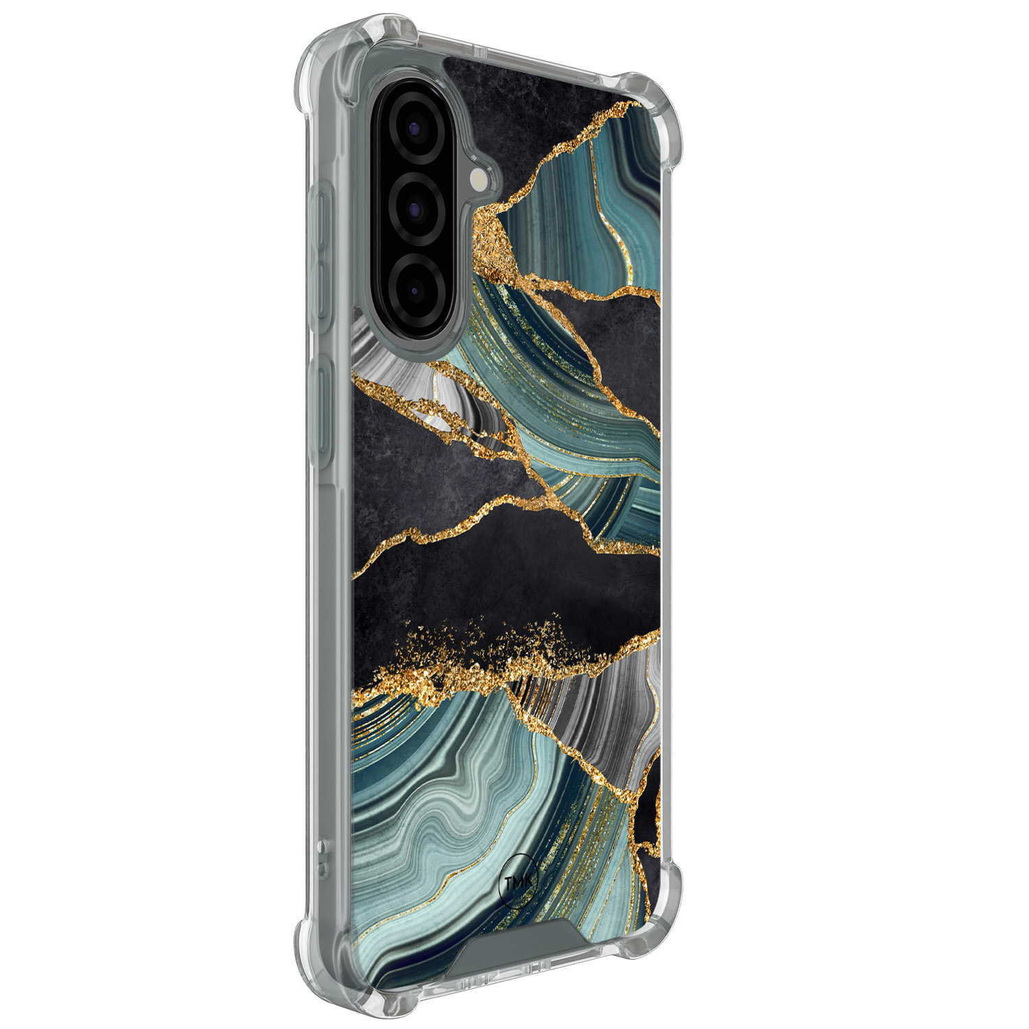 TMK Samsung Galaxy A36 shockproof hoesje - Marble jade stone