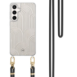 TMK Samsung Galaxy S23 FE hoesje met zwart koord - Sand curves
