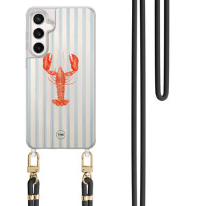 Casevibes Samsung Galaxy S24 FE hoesje met zwart koord - Kreeft