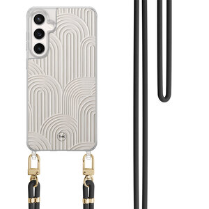 TMK Samsung Galaxy S24 FE hoesje met zwart koord - Sand curves
