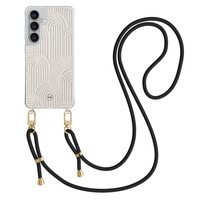 TMK Samsung Galaxy S25 FE hoesje met zwart koord - Sand curves