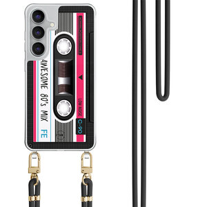 TMK Samsung Galaxy S25 FE hoesje met zwart koord - Cassette
