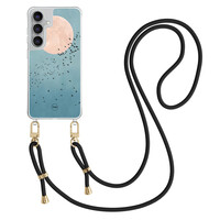TMK Samsung Galaxy S25 FE hoesje met zwart koord - Moon birds