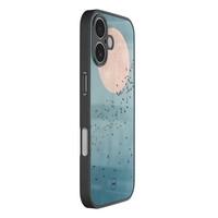 TMK iPhone 17 glazen hardcase - Moon birds