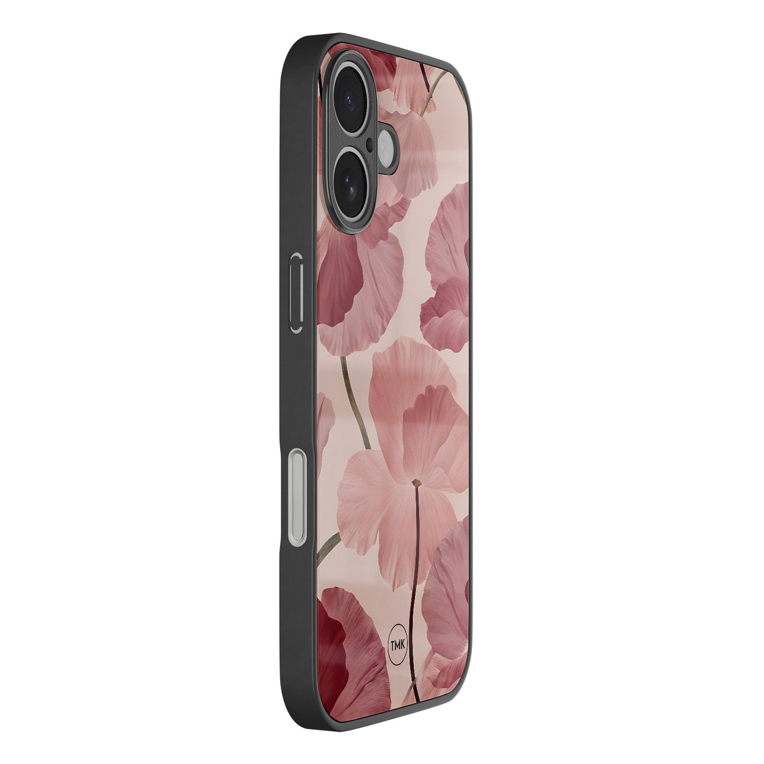 TMK iPhone 17 glazen hardcase - Vintage blossom