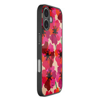 TMK iPhone 17 glazen hardcase - Pink floral bliss