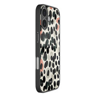 TMK iPhone 17 glazen hardcase - Modern dots