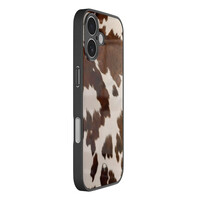 TMK iPhone 17 glazen hardcase - Cow vibe