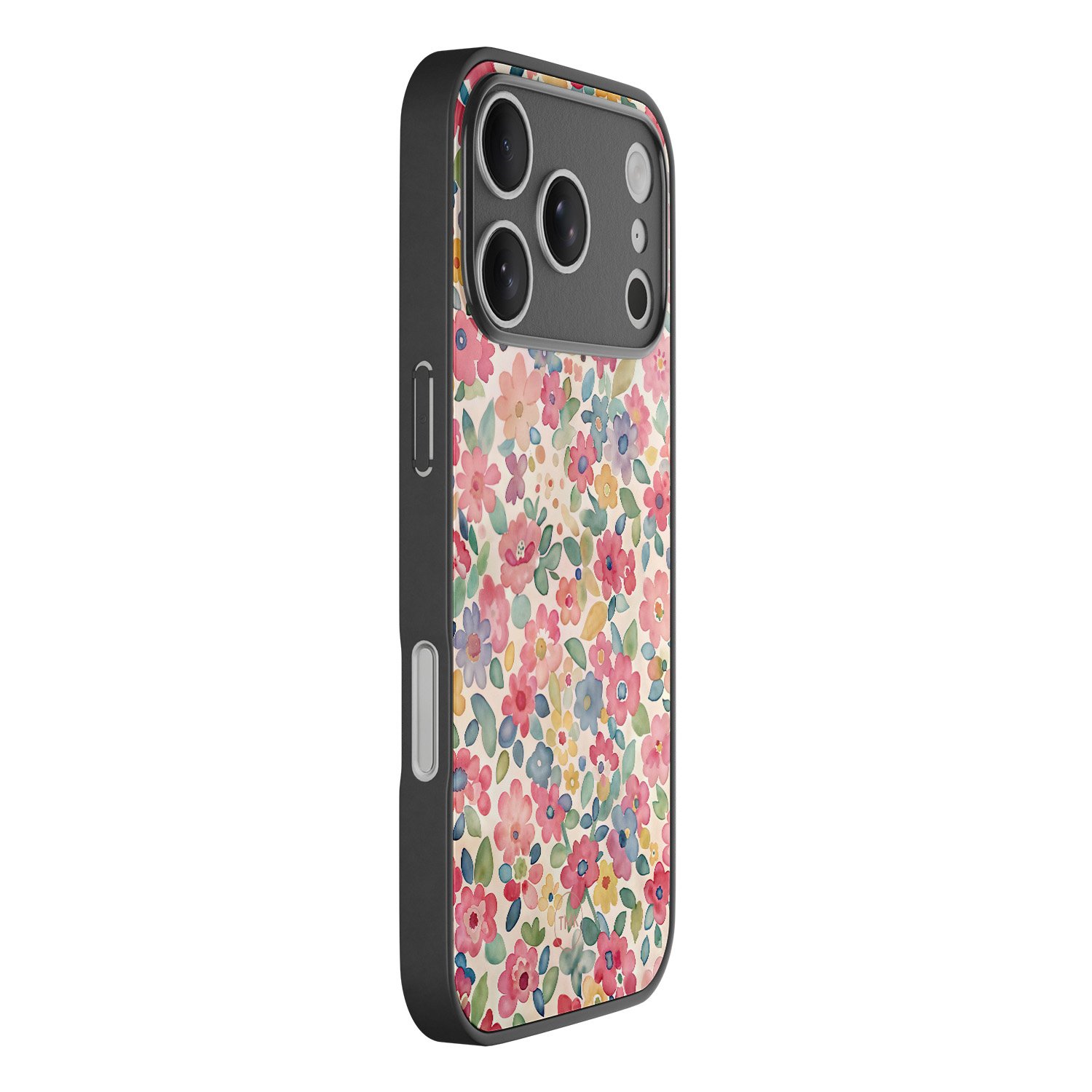 TMK iPhone 17 Pro glazen hardcase - Pastel garden
