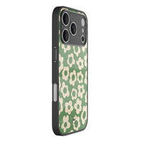 TMK iPhone 17 Pro glazen hardcase - Retro cute flowers