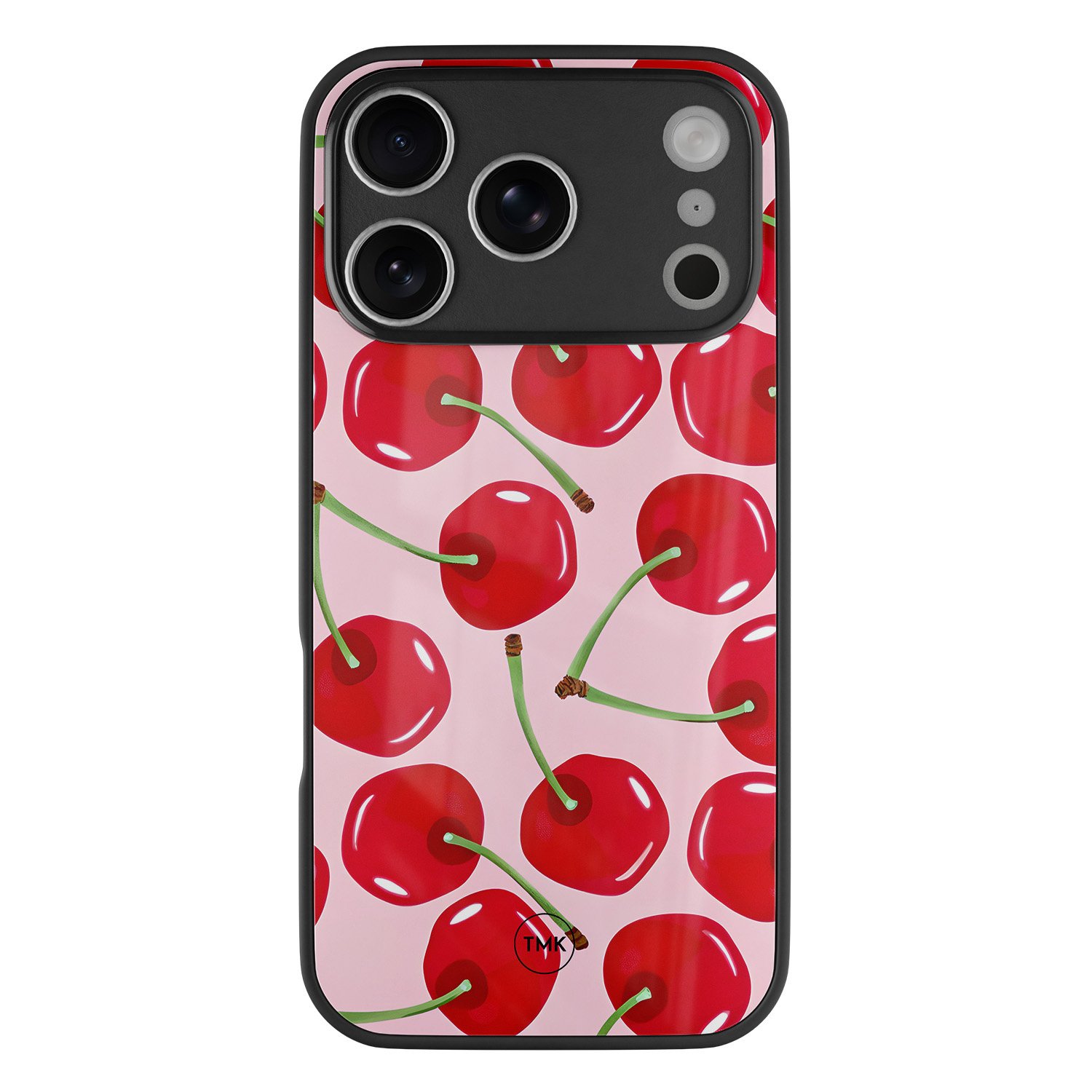 TMK iPhone 17 Pro glazen hardcase - Sweet cherry
