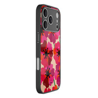 TMK iPhone 17 Pro glazen hardcase - Pink floral bliss