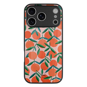 TMK iPhone 17 Pro glazen hardcase - Sweet oranges