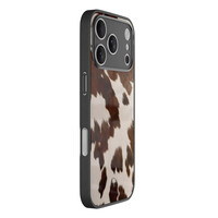 TMK iPhone 17 Pro Max glazen hardcase - Cow vibe