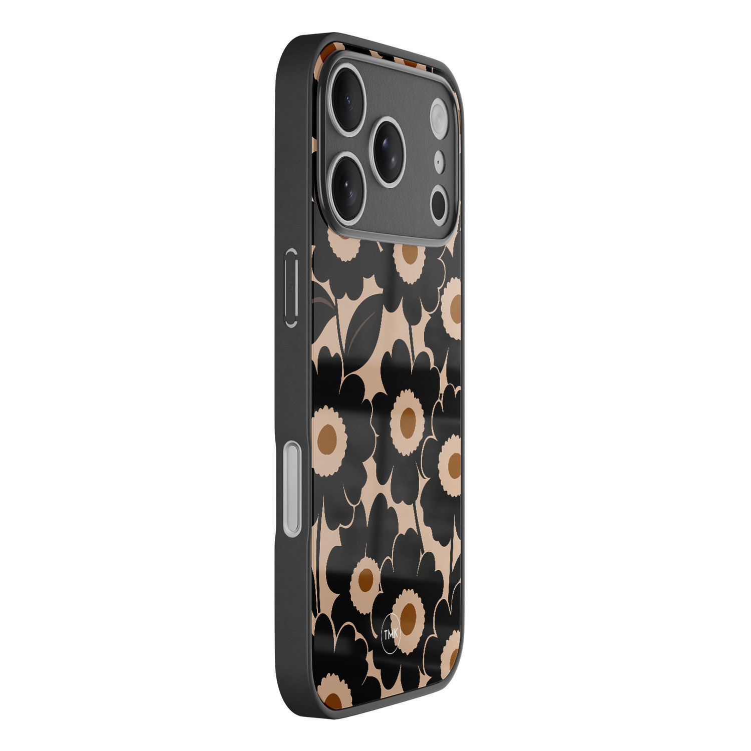 TMK iPhone 17 Pro Max glazen hardcase - Bloom luxe