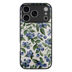 TMK iPhone 17 Pro Max glazen hardcase - Blueberries