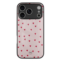 TMK iPhone 17 Pro Max glazen hardcase - Hartjes