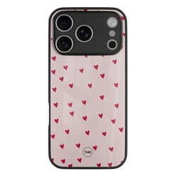 TMK iPhone 17 Pro Max glazen hardcase - Hartjes